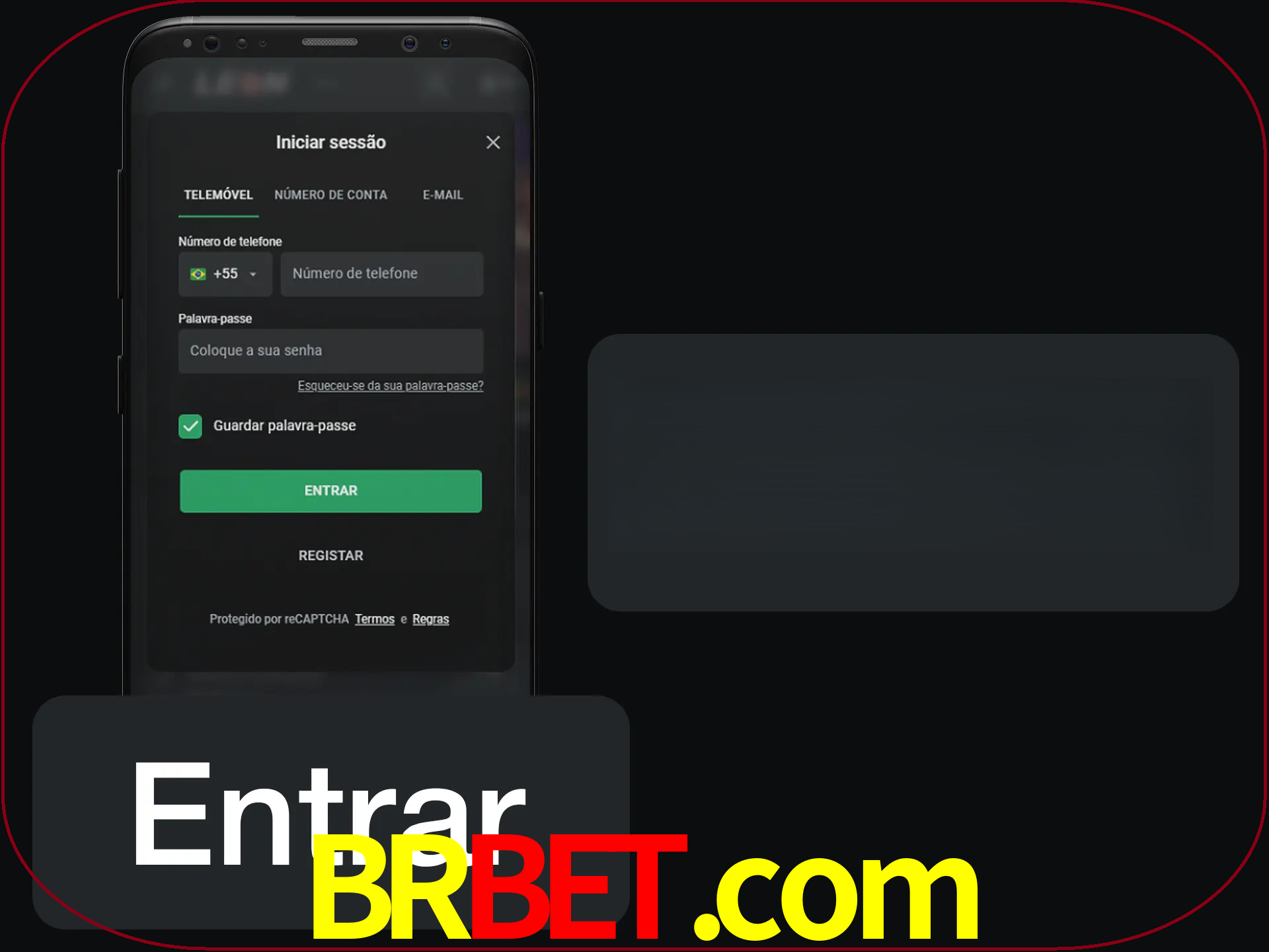 Faça o login para começar a apostar e jogar no cassino.
